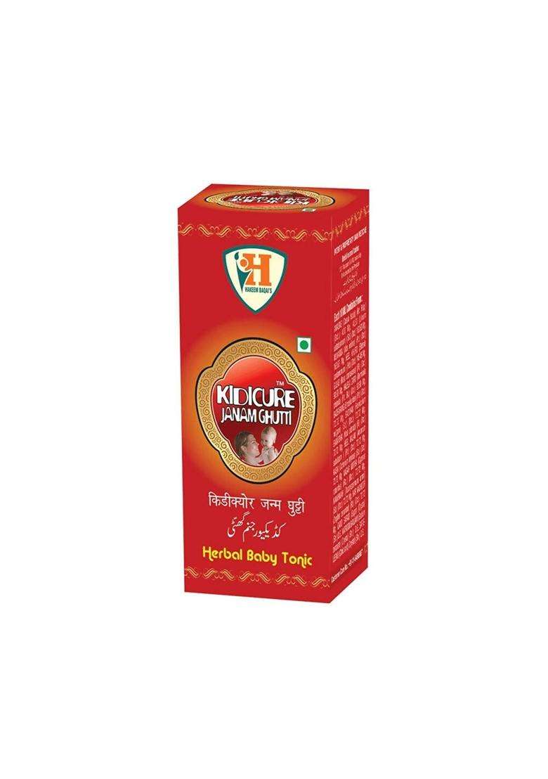 Hakeem Baqais Kidicure Janam Ghutti (Syrup) Pack Of 3 - Indya