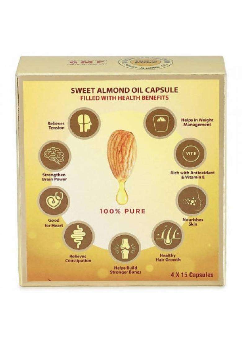 Hamdard Roghan Badam Shirin Capsules Pack Of 5 - Indya