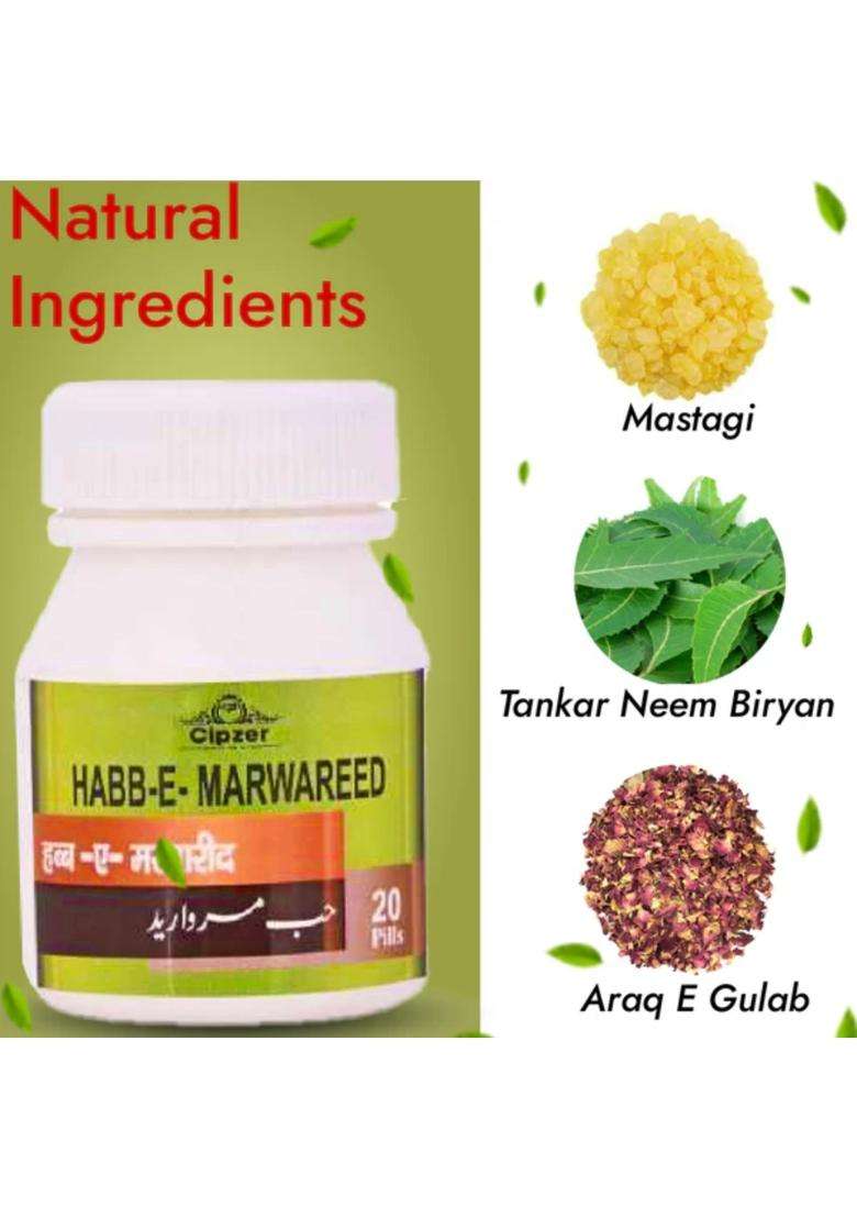 Cipzer Habb-e-Marwareed Pills Pack Of 5 - Indya