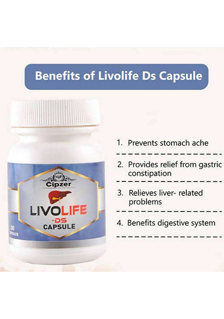 Cipzer Livolife Ds Capsules Pack Of 5 - Indya