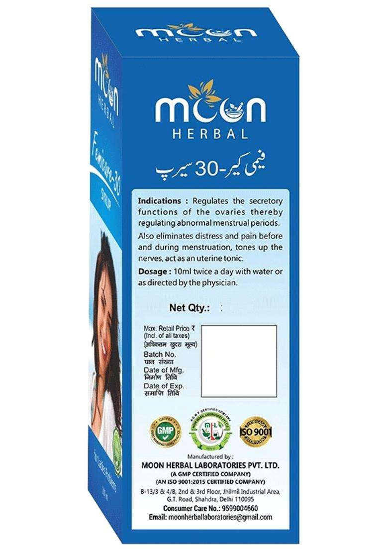 Moon Herbal Femicare 30 Syrup|Pack Of 10| - Indya
