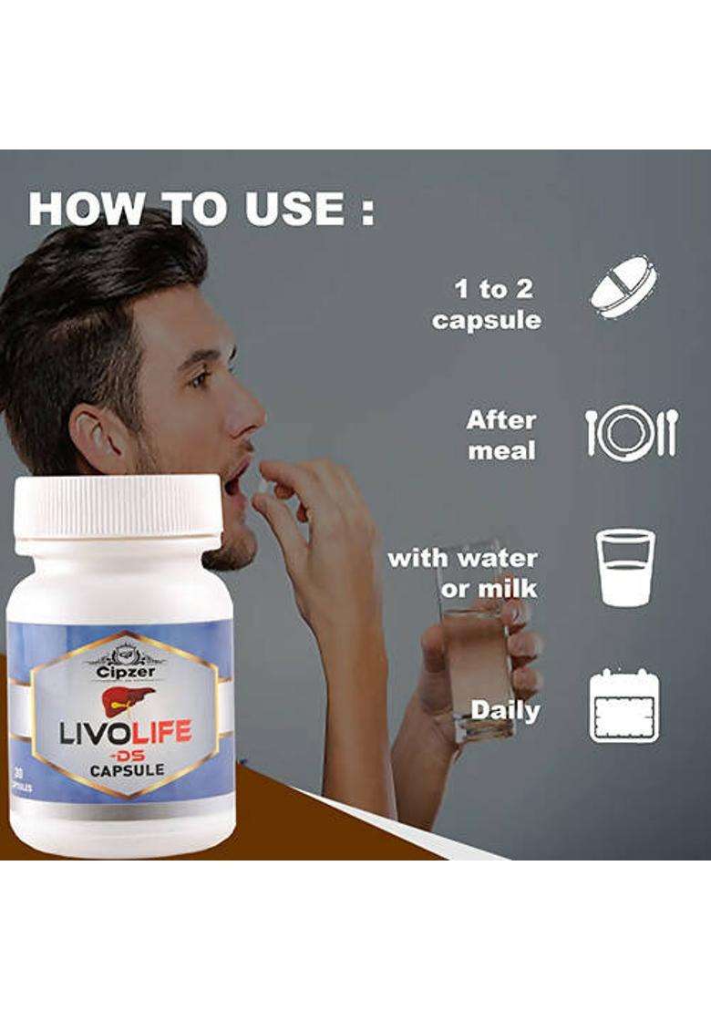 Cipzer Livolife Ds Capsules|Pack Of 10| - Indya