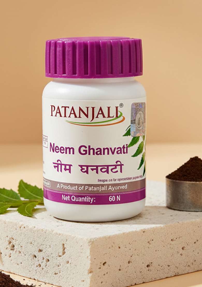Patanjali Neem Ghan Vati 1.41 oz (40 GM) - Indya