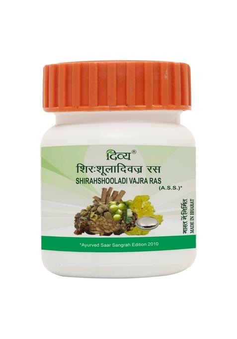 Patanjali Divya Shirahshooladi Vajra Ras 60 Tab 1.16 oz (33 GM)