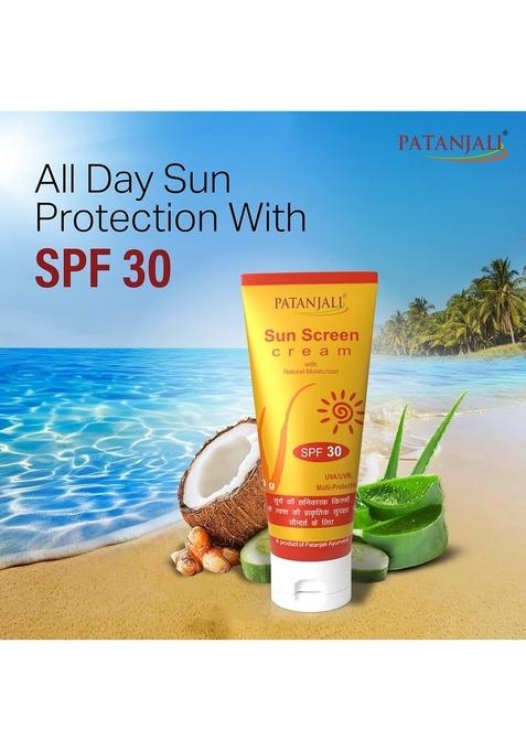 Patanjali Sun Screen Cream 1.76 oz (50 GM)