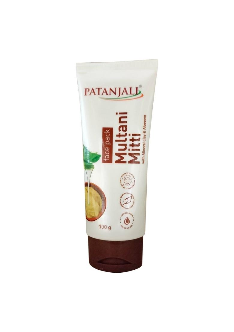 Patanjali Multani Mitti Face Pack 3.53 oz (100 GM)