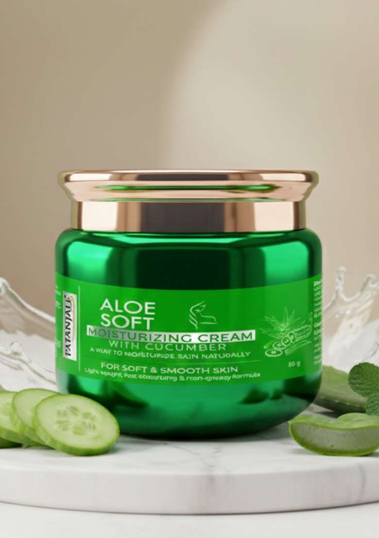 Patanjali Aloe Soft Moisturizing Cream 1.76 oz (50 GM) - Indya