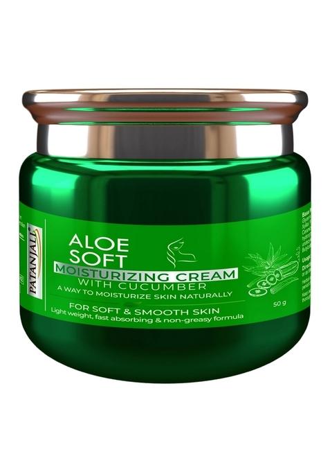 Patanjali Aloe Soft Moisturizing Cream 1.76 oz (50 GM)