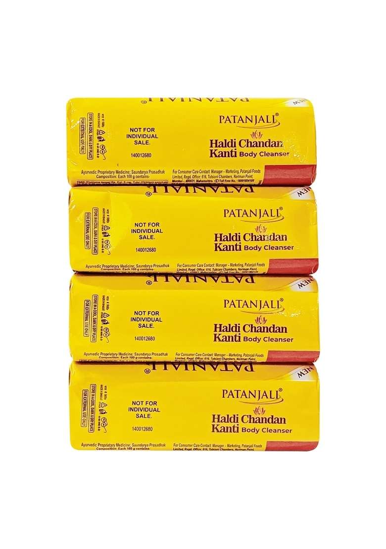 Patanjali Haldi Chandan Knti Body Cleanser 150g B3g1 21.17 oz (600 GM) - Indya