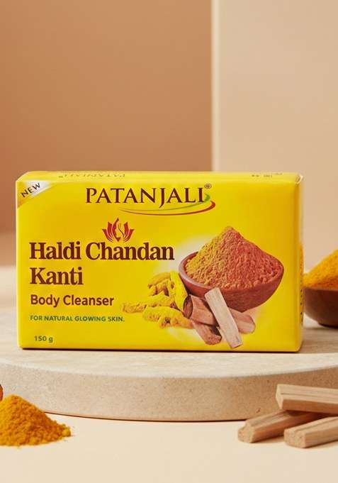 Patanjali Haldi Chandan Knti Body Cleanser 150g B3g1 21.17 oz (600 GM)