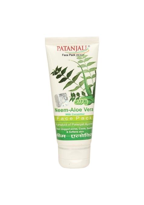 Patanjali Aloevera Neem Cucumber Face Pack 2.12 oz (60 GM)