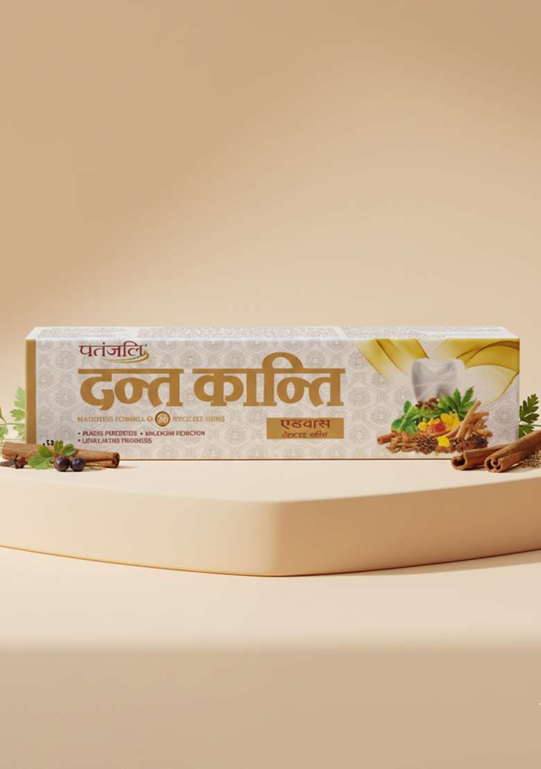Patanjali Dant Kanti Dental Cream (Advance) 3.53 oz (100 GM) - Indya