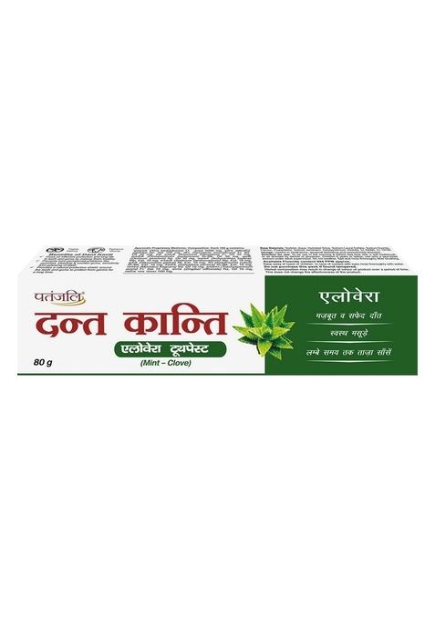 Patanjali Dant Kanti Aloevera Gel Toothpaste 2.82 oz (80 GM)