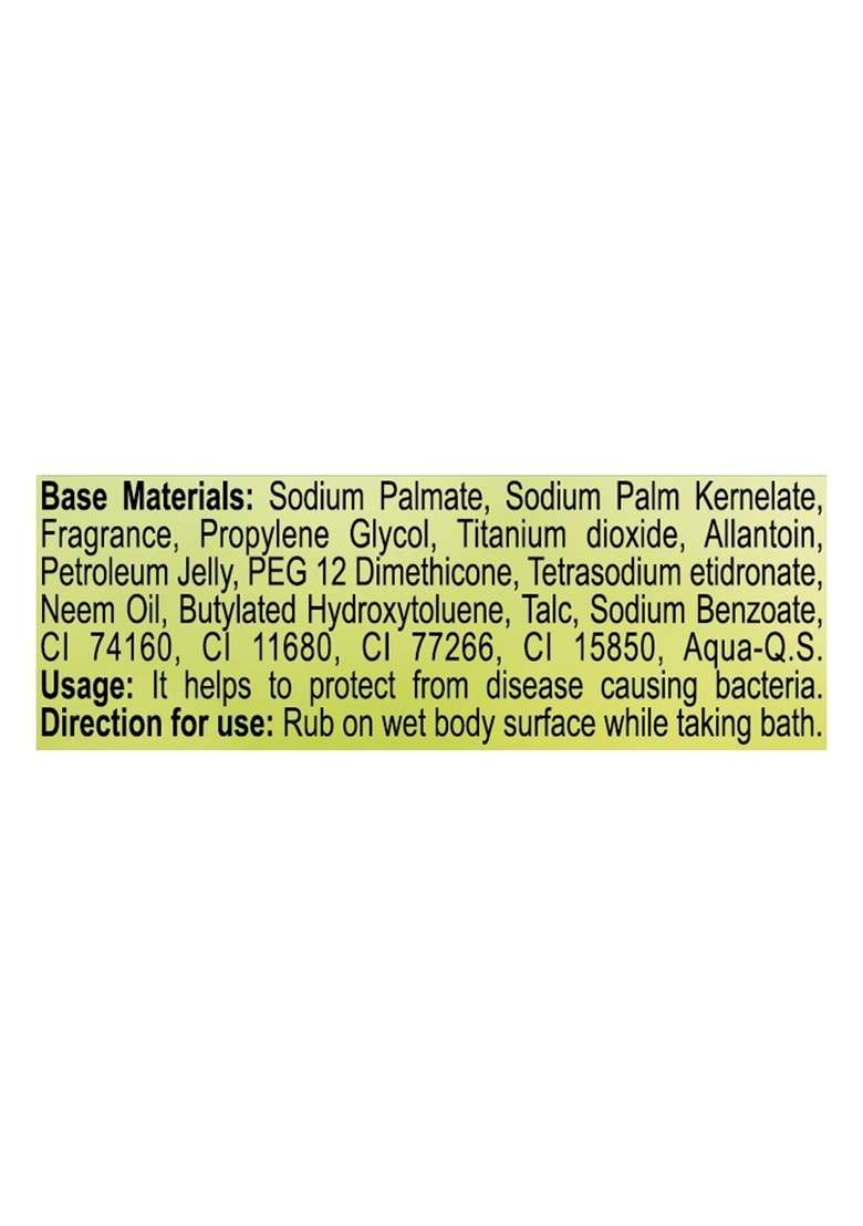 Patanjali Neem Kanti Body Cleanser (4x1) 45 Gm 6.35 oz (180 GM) - Indya
