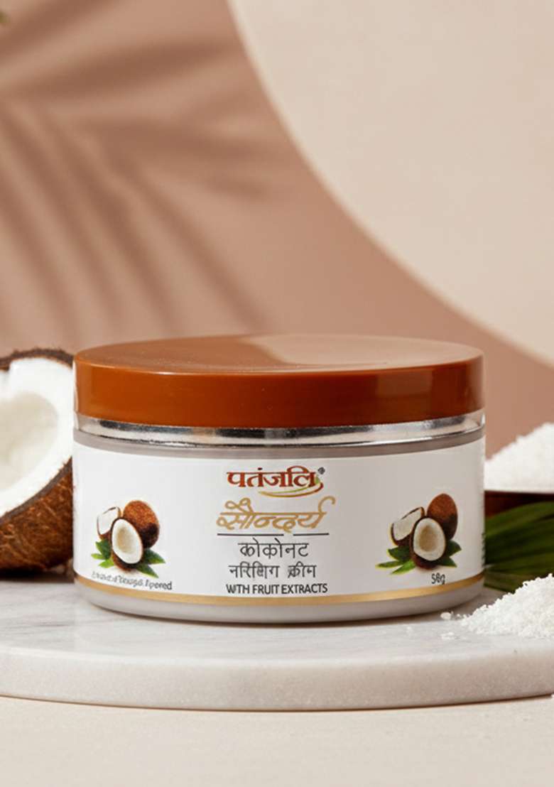 Patanjali Saundarya Coconut Nourishing Cream 1.76 oz (50 GM) - Indya