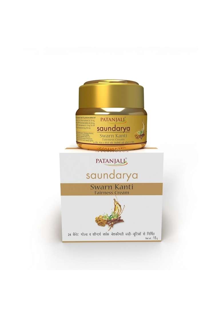 Patanjali Saundarya Swarn Kanti Fairness Cream 0.53 oz (15 GM) - Indya
