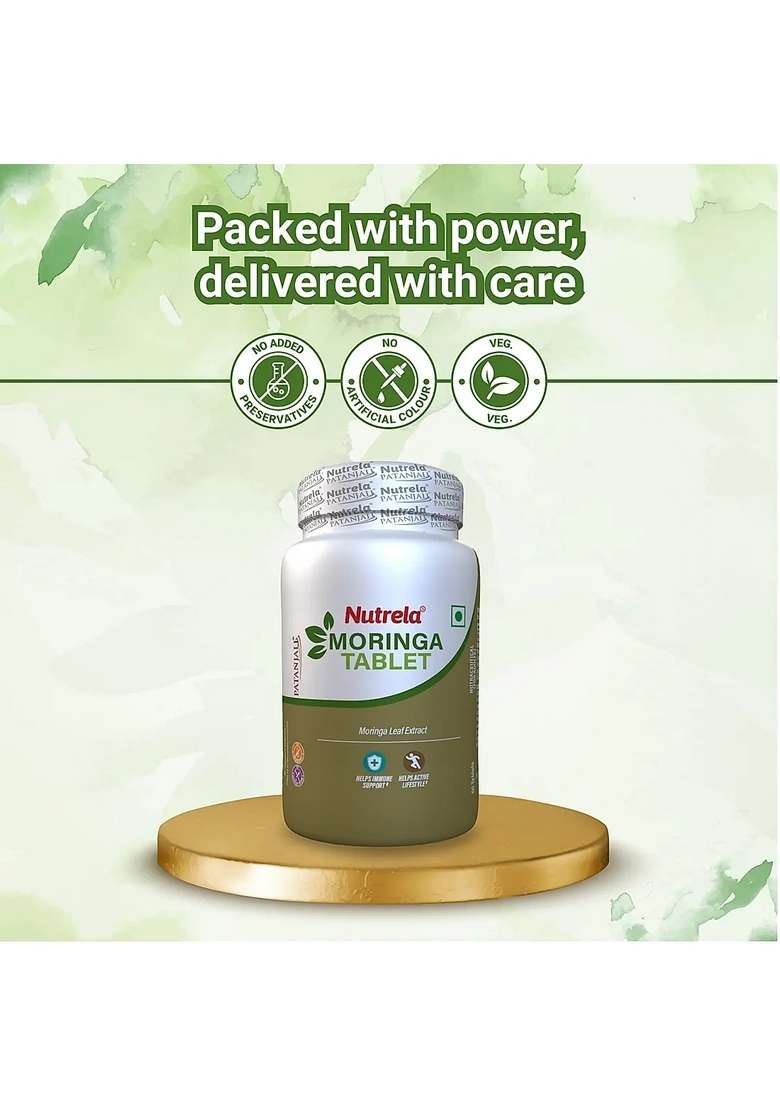 Patanjali Nutrela Moringa Tablets 1.06 oz (30 GM) - Indya