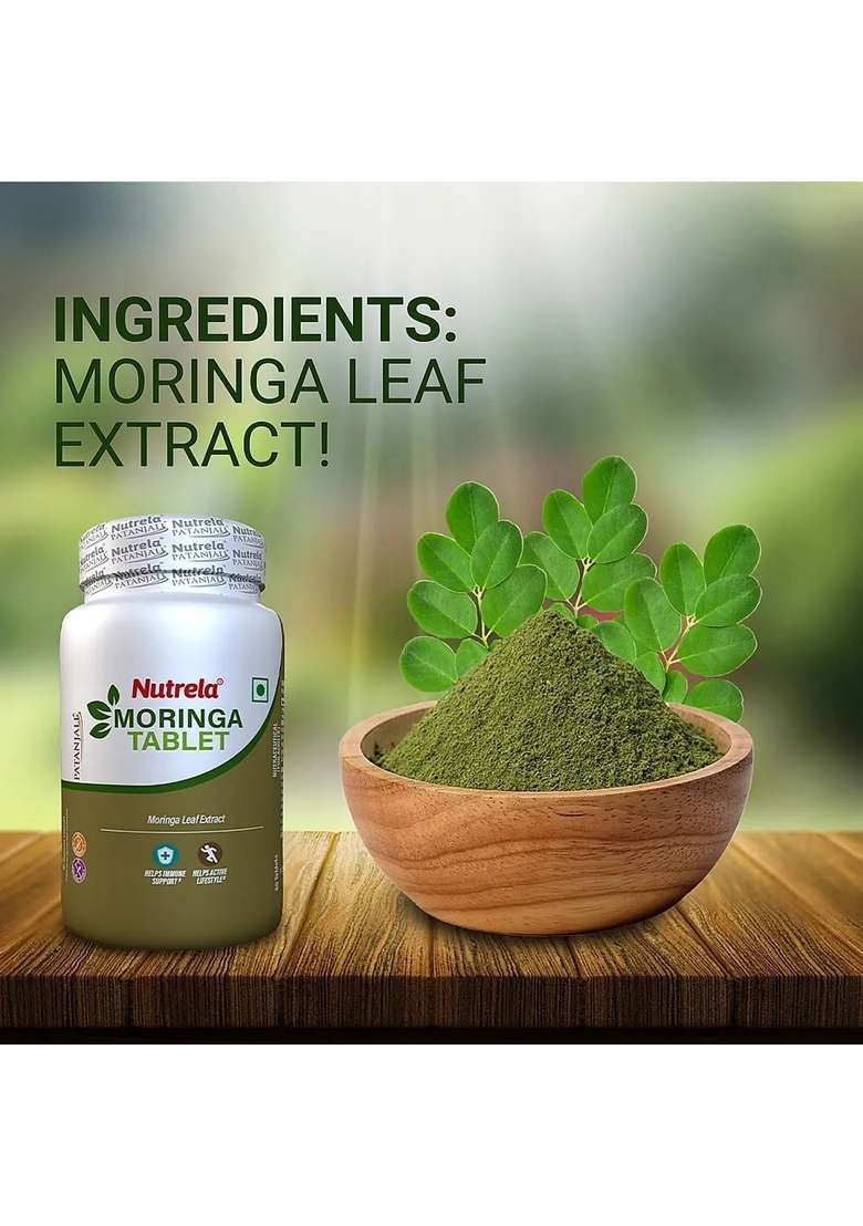 Patanjali Nutrela Moringa Tablets 1.06 oz (30 GM) - Indya