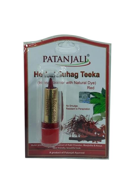 Patanjali Herbal Suhag Teeka Red 0.11 oz (3 GM)