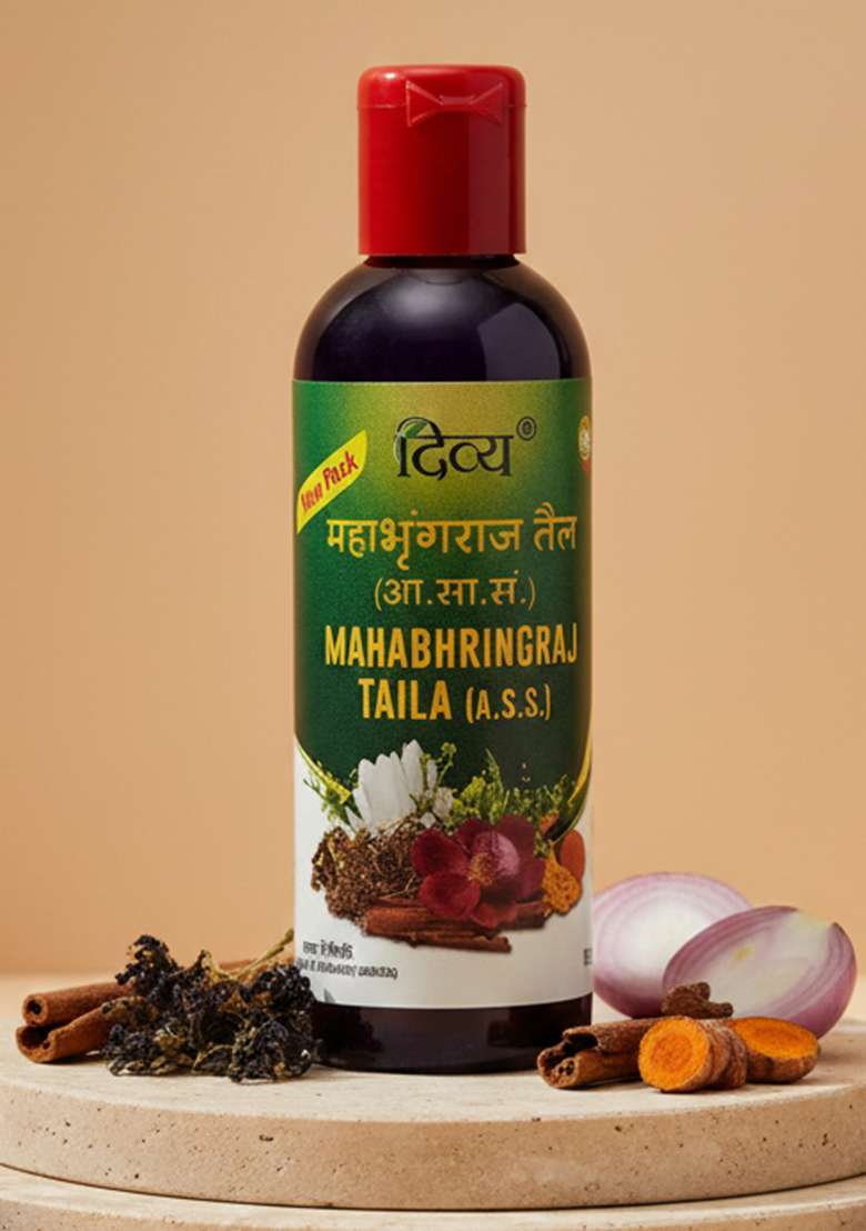 Patanjali Divya Mahabhringraj Taila 3.38 oz (100 ML) - Indya