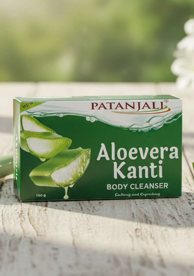 Patanjali Aloevera Kanti Body Cleanser 5.29 oz (150 GM) - Indya