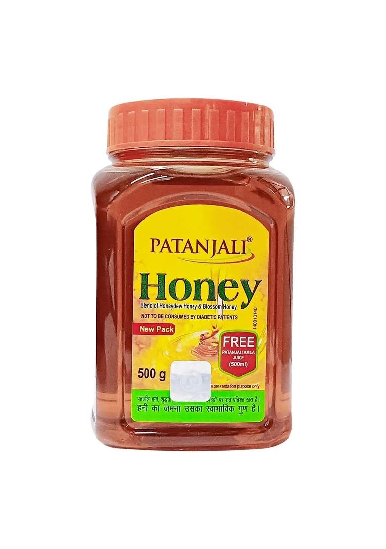 Patanjali Honey 500g - Free Amla Juice 500ml 17.64 oz (500 GM) - Indya