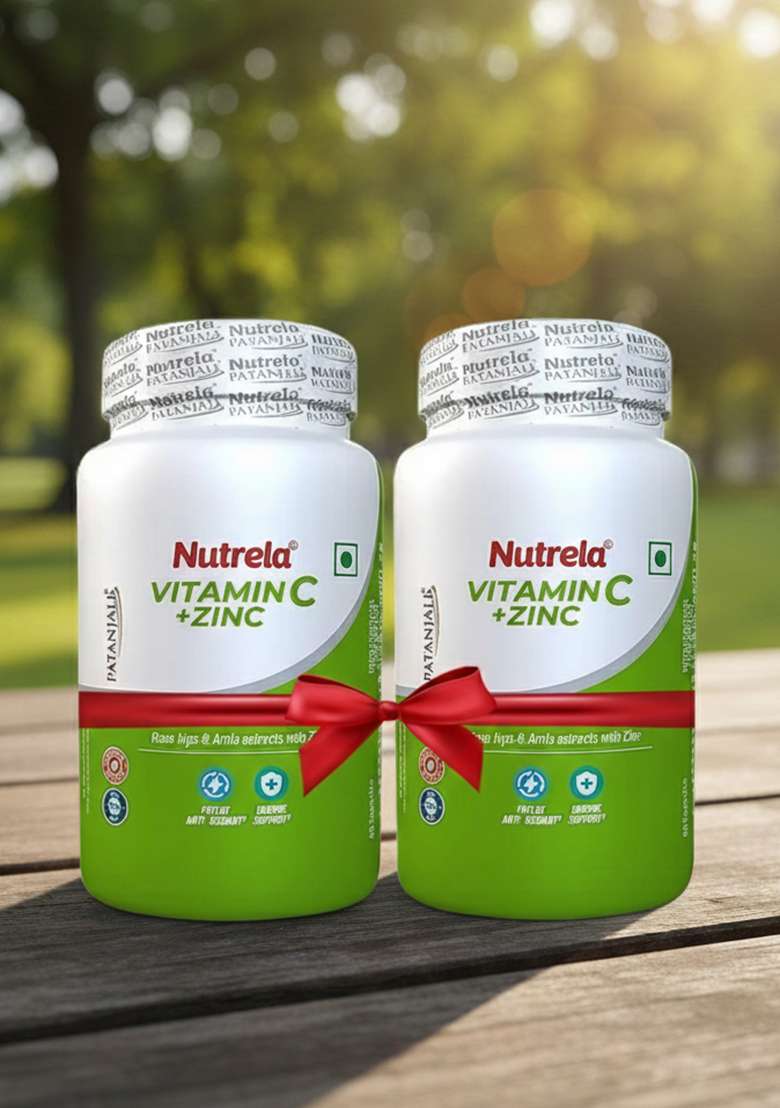Patanjali Nutrela Vit D2k Natural Tab Vanilla (60N) 0.28 oz (8 GM) - Indya