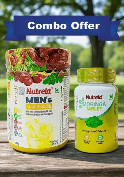 Patanjali Combo Pat. Nutrela Men'S Superfood + Moringa (400G+60N) 15.17 oz (430 GM)