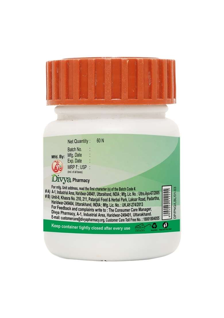 Patanjali Panchamrit Lauh Guggul 60 Tabs 0.71 oz (20 GM) - Indya