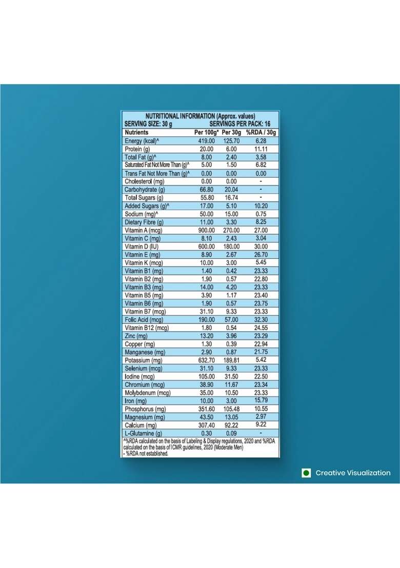 Patanjali Nutrela Weight Gain Powder 17.64 oz (500 GM) - Indya