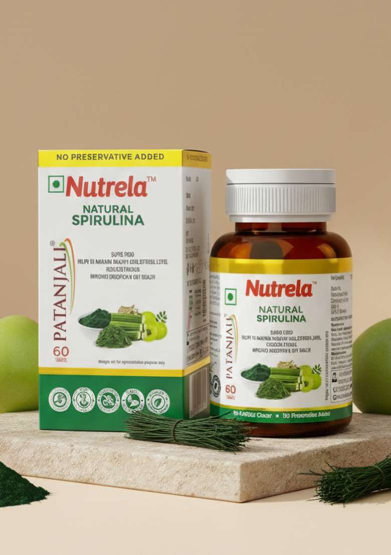 Patanjali Nutrela Spirulina Natural 1.13 oz (32 GM) - Indya