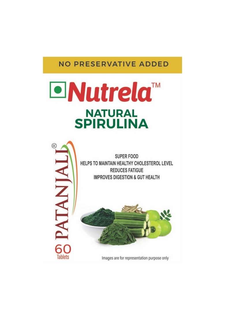 Patanjali Nutrela Spirulina Natural 1.13 oz (32 GM) - Indya