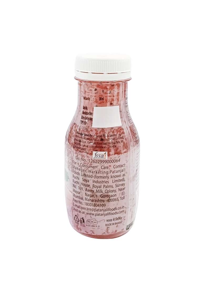 Patanjali Strawberry Basil Drink 6.76 oz (200 ML) - Indya