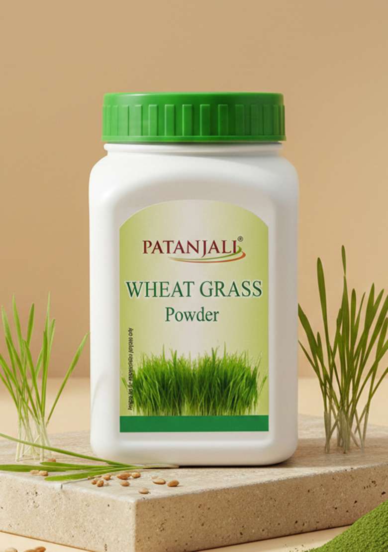 Patanjali Wheat Grass Powder 3.53 oz (100 GM) - Indya