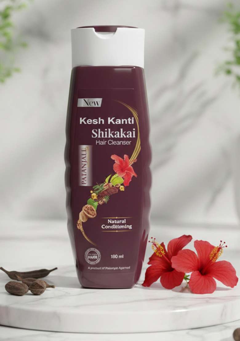 Patanjali Kesh Kanti Shikakai Hair Cleanser 6.09 oz (180 ML) - Indya