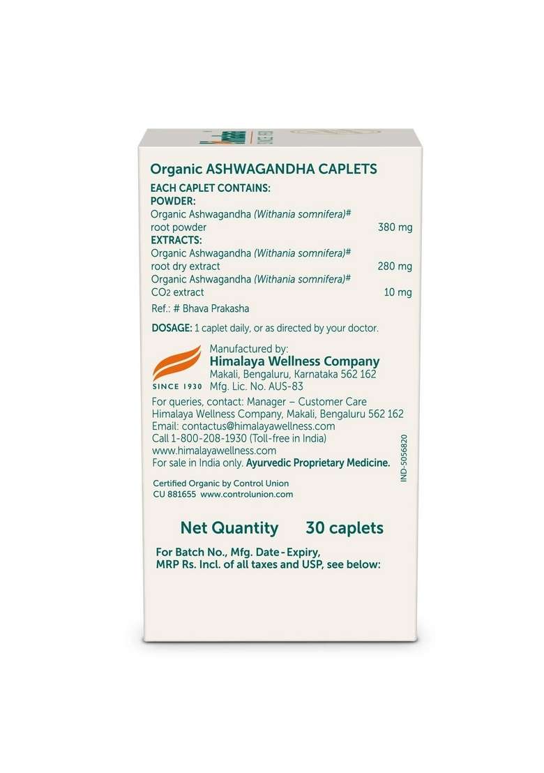 Himalaya Organic Ashwagandha - Indya
