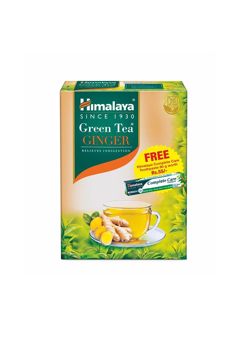 Himalaya Green Tea Ginger 2G 20s + Complete Care Toothpaste 80G FREE OFFER PACK