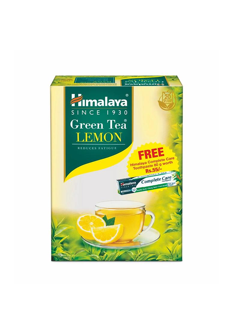 Himalaya Green Tea Lemon 2G 20s + Complete Care Toothpaste 80G FREE OFFER PACK