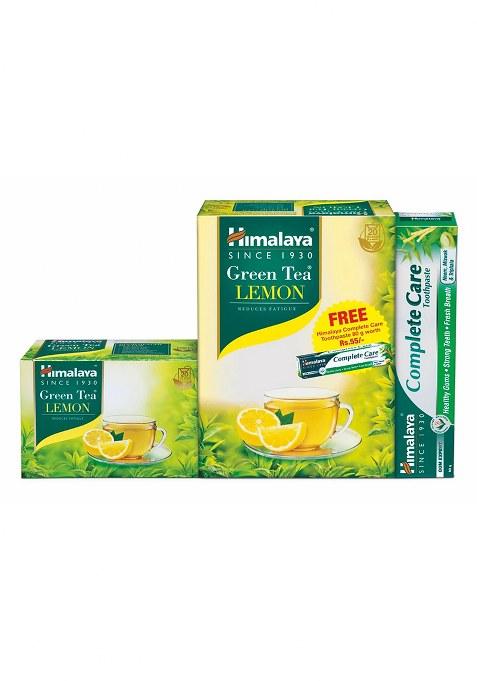 Himalayawellness Green Tea Lemon 2G 20s + Complete Care Toothpaste 80G FREE OFFER PACK