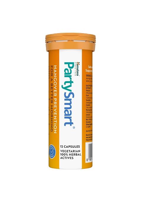 Himalayawellness PartySmart Anti-Hangover Capsules , Cannister Pack