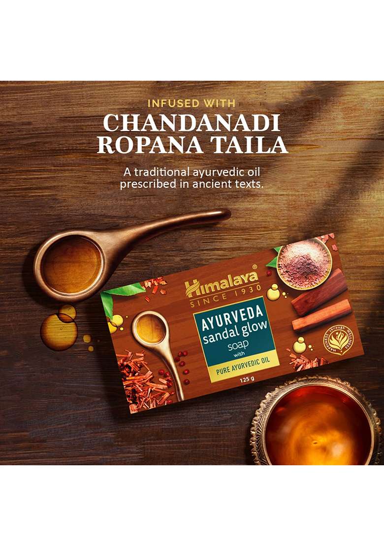 Himalaya Ayurveda Sandal Glow Soap - Indya