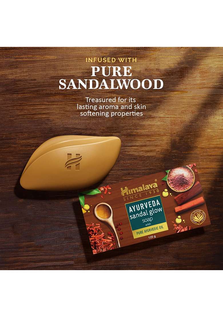 Himalaya Ayurveda Sandal Glow Soap - Indya
