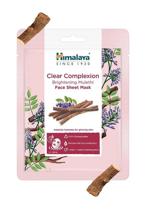 Himalayawellness Himalaya Clear Complexion Brightening Mulethi Face Sheet Mask