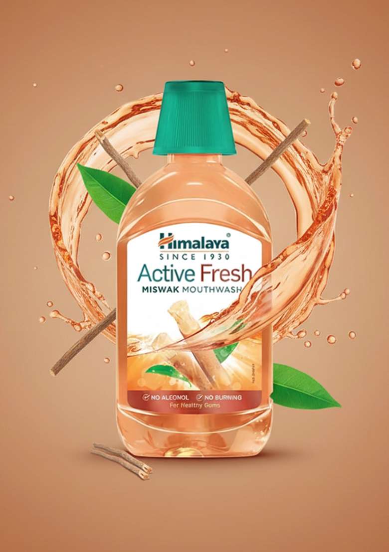 Himalaya Active Fresh Miswak Mouthwash - Indya