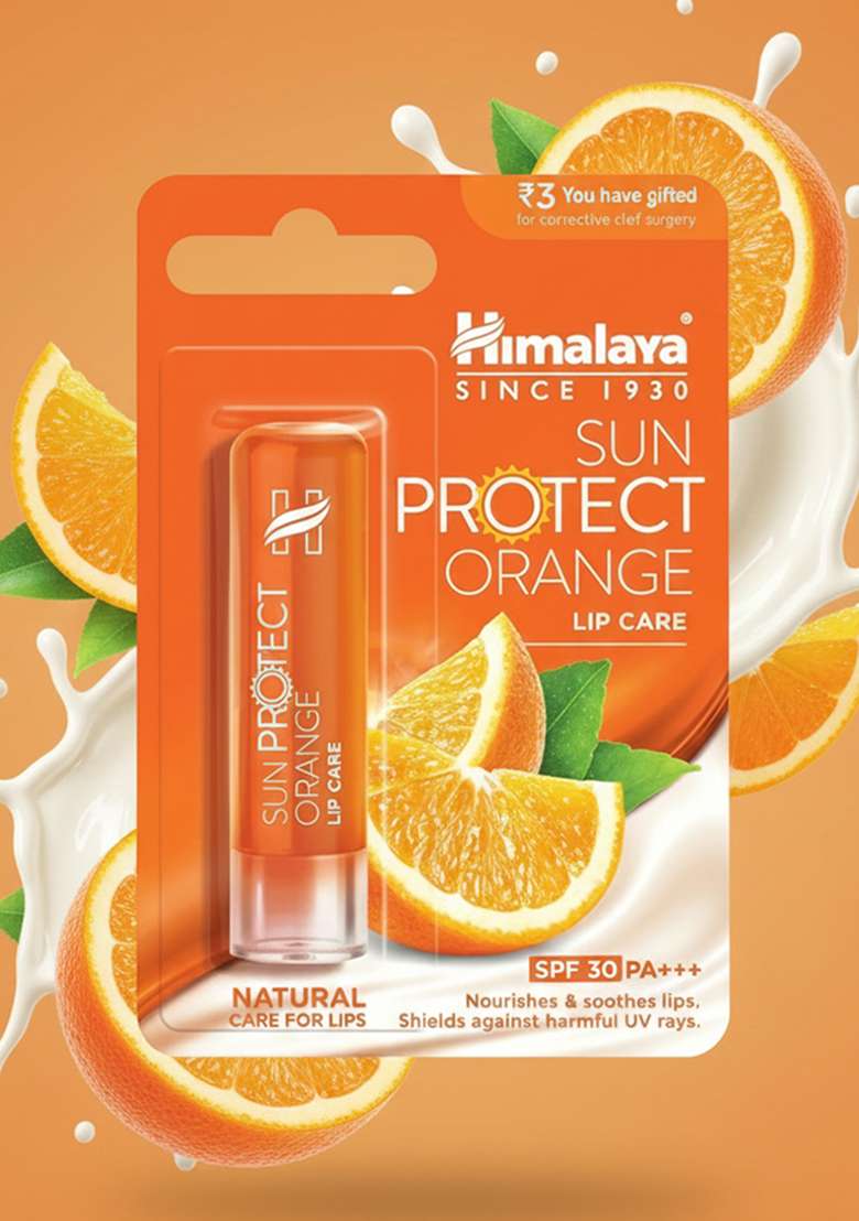 Himalaya Sun Protect Orange Lip Care - Indya