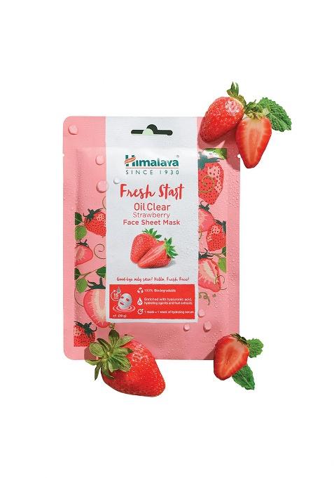 Himalayawellness Himalaya Fresh Start Oil Clear Strawberry Face Sheet Mask
