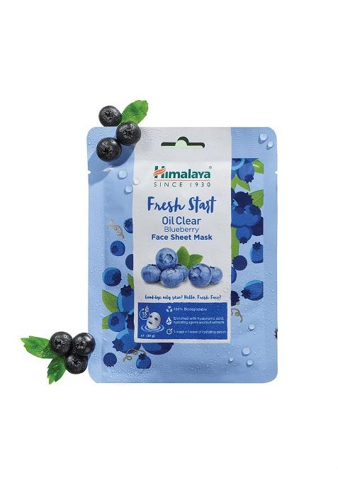 Himalayawellness Himalaya Fresh Start Oil Clear Blueberry Face Sheet Mask