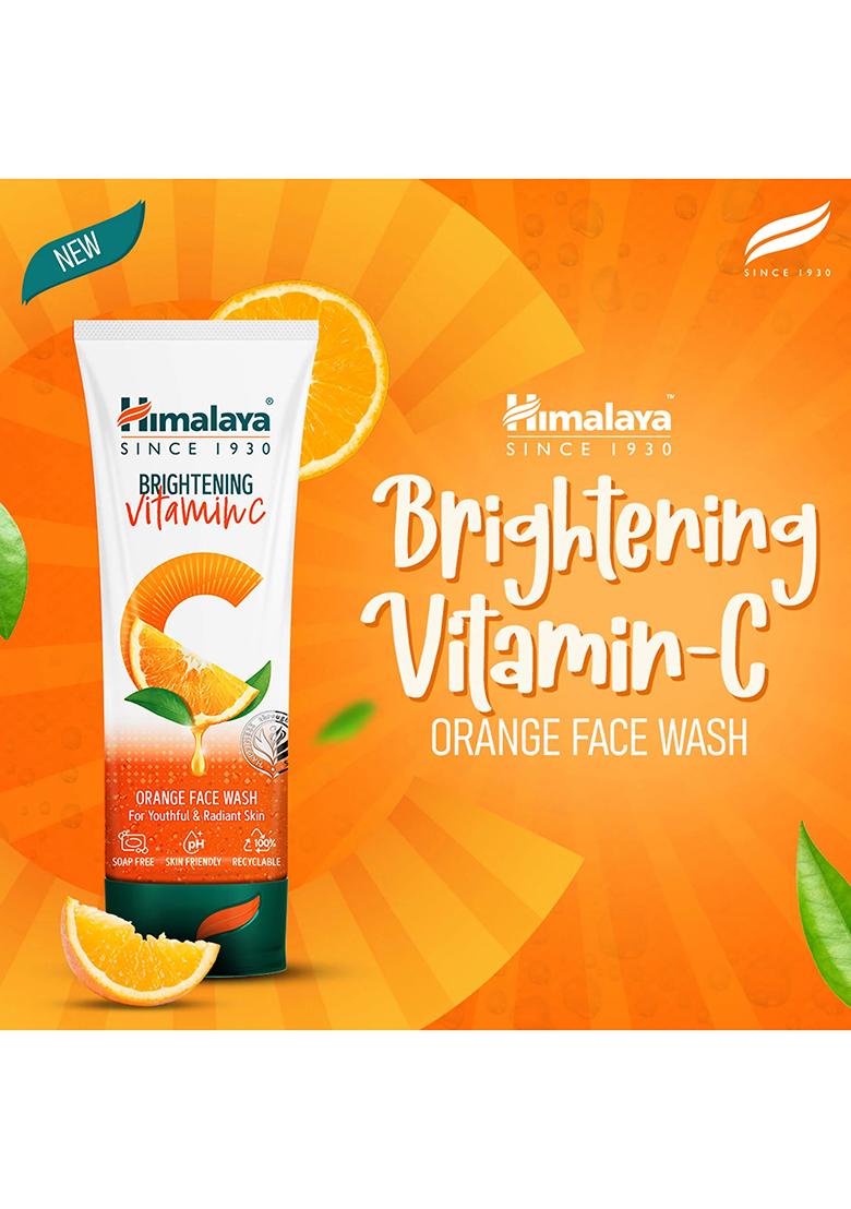 Himalaya Brightening Vitamin C Orange Face Wash