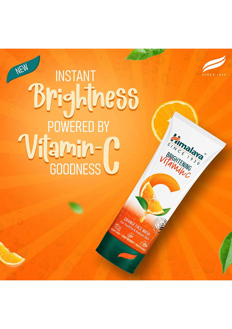 Himalaya Brightening Vitamin C Orange Face Wash