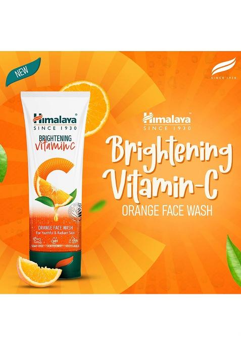 Himalaya Brightening Vitamin C Orange Face Wash